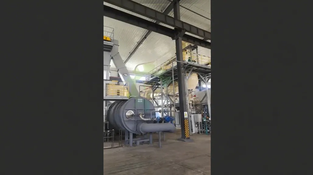 Video of 2tph Solid Fermentation Feed Production Line