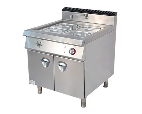 Insulated Soup Stove with Cabinet Base